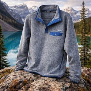 Eddie Bauer Gray and Blue Performance Jacket